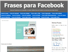 Tablet Screenshot of frasesparafacebook.net.br